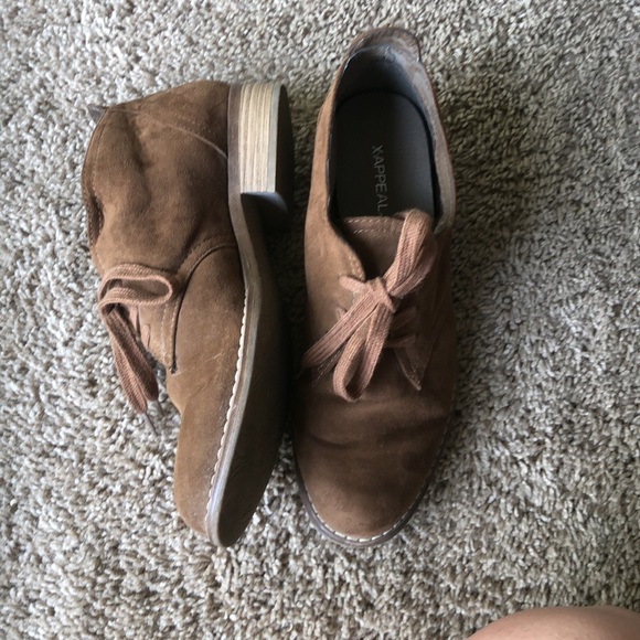 X-Appeal brown suede ankle high boots size 7 - Picture 4 of 4